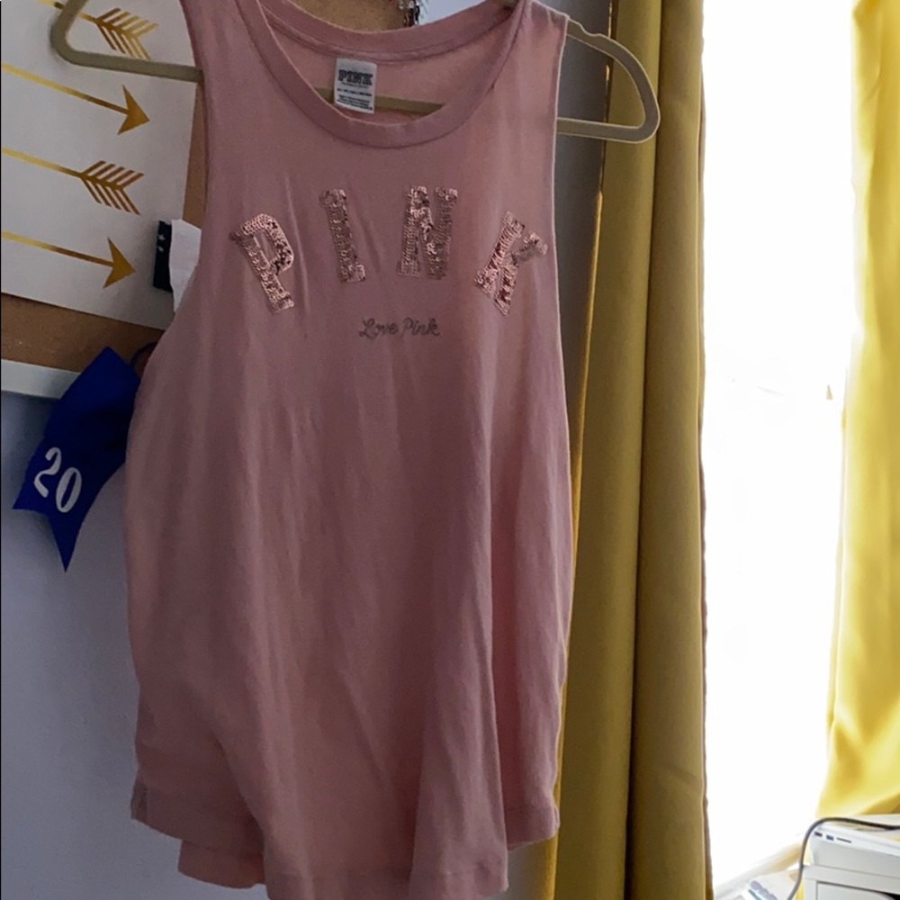 VS PINK muscle tee